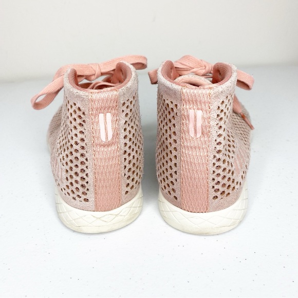 No Bull Mid Suede Trainers Sneakers Pink Size 8.5 - Picture 3 of 9